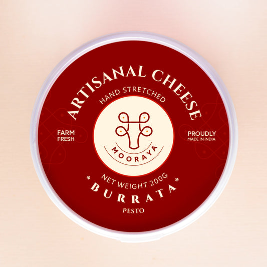 Burrata Pesto Cheese Tub - 200g