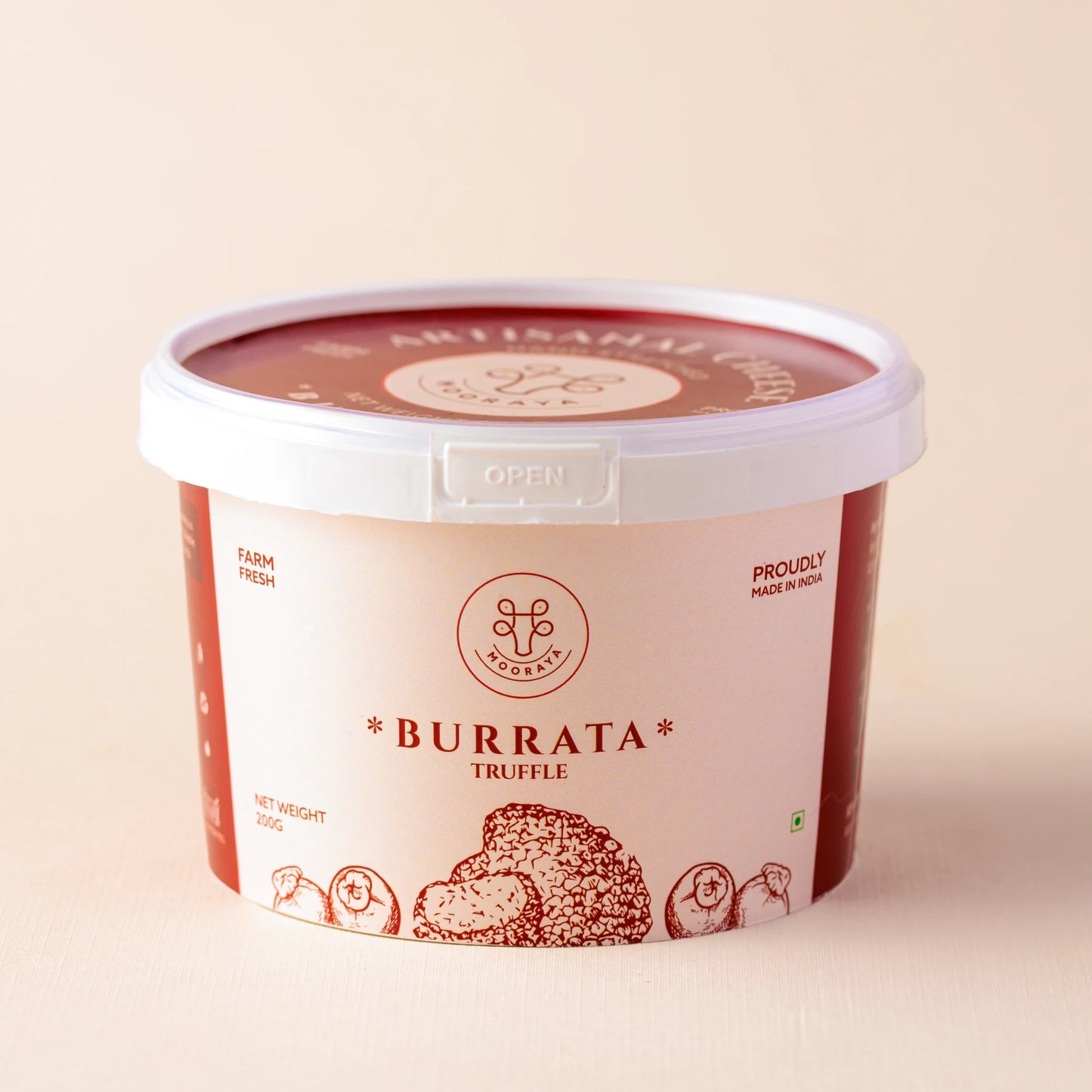 Burrata Truffle Cheese Tub - 200g