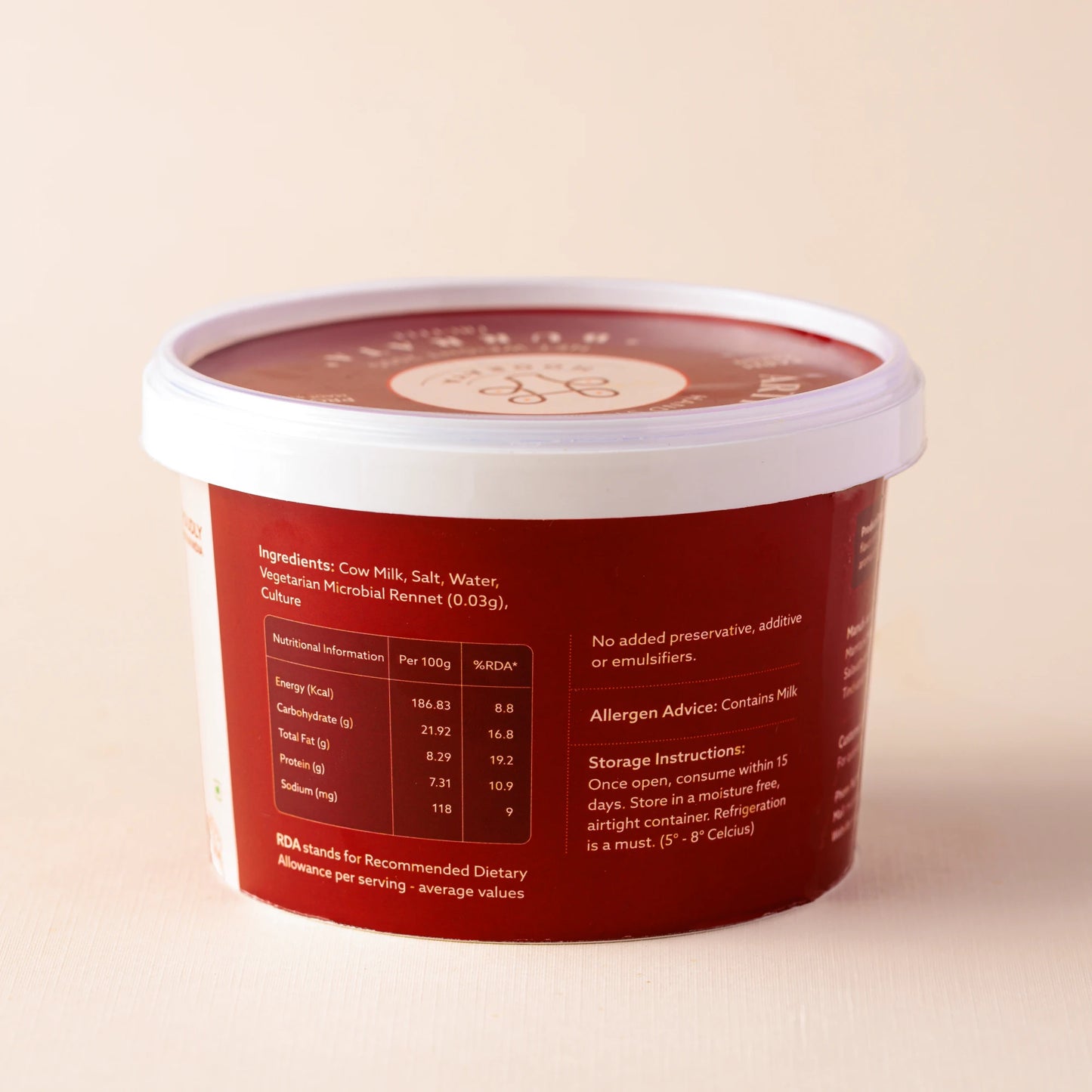 Burrata Truffle Cheese Tub - 200g