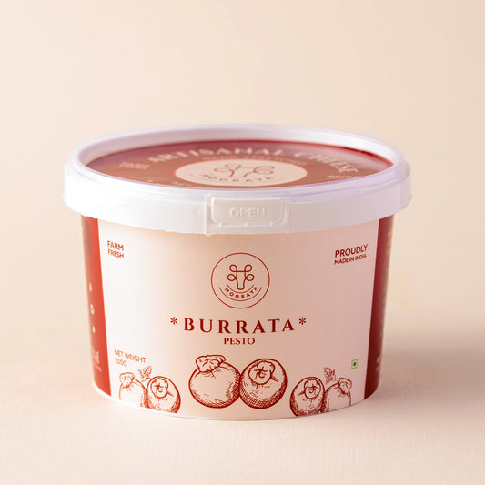 Mooraya Burrata Pesto Cheese Tub - 200g