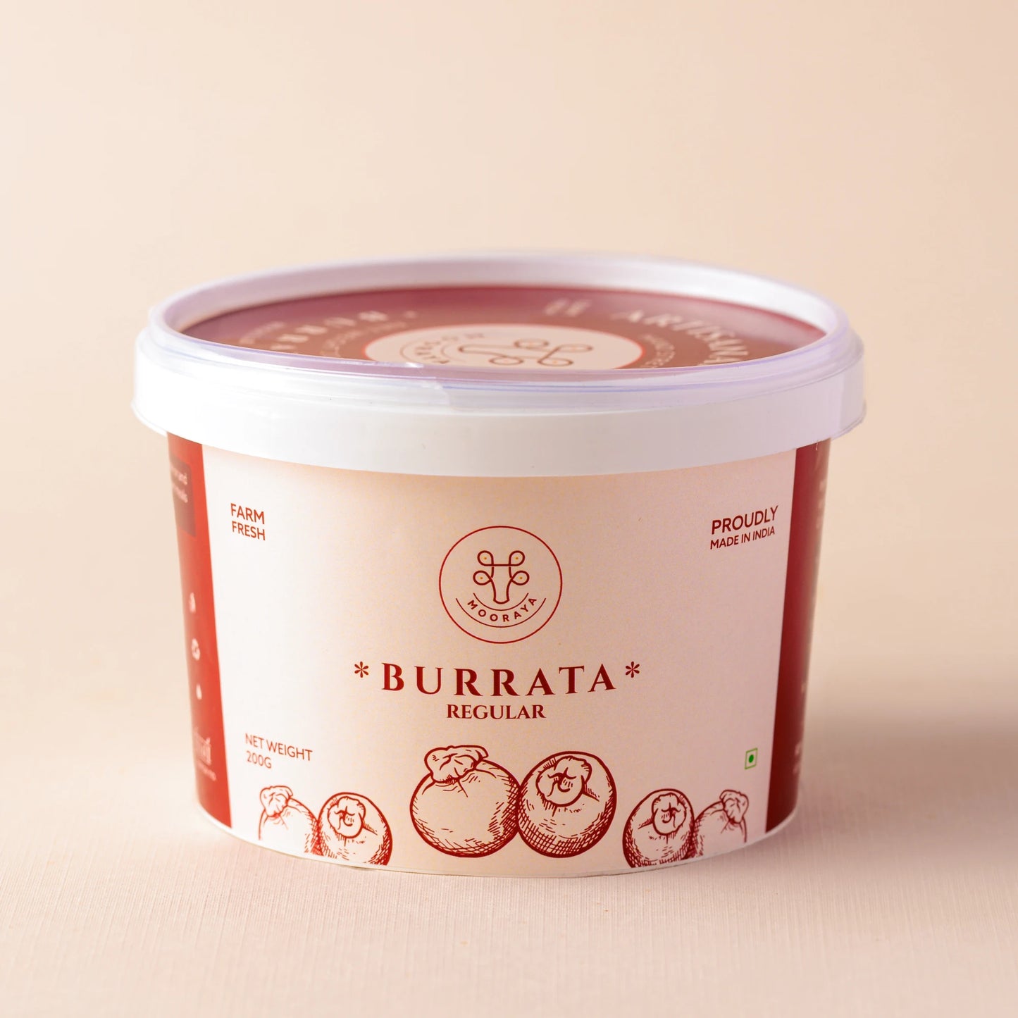 Mooraya Burrata Regular Cheese - 200g