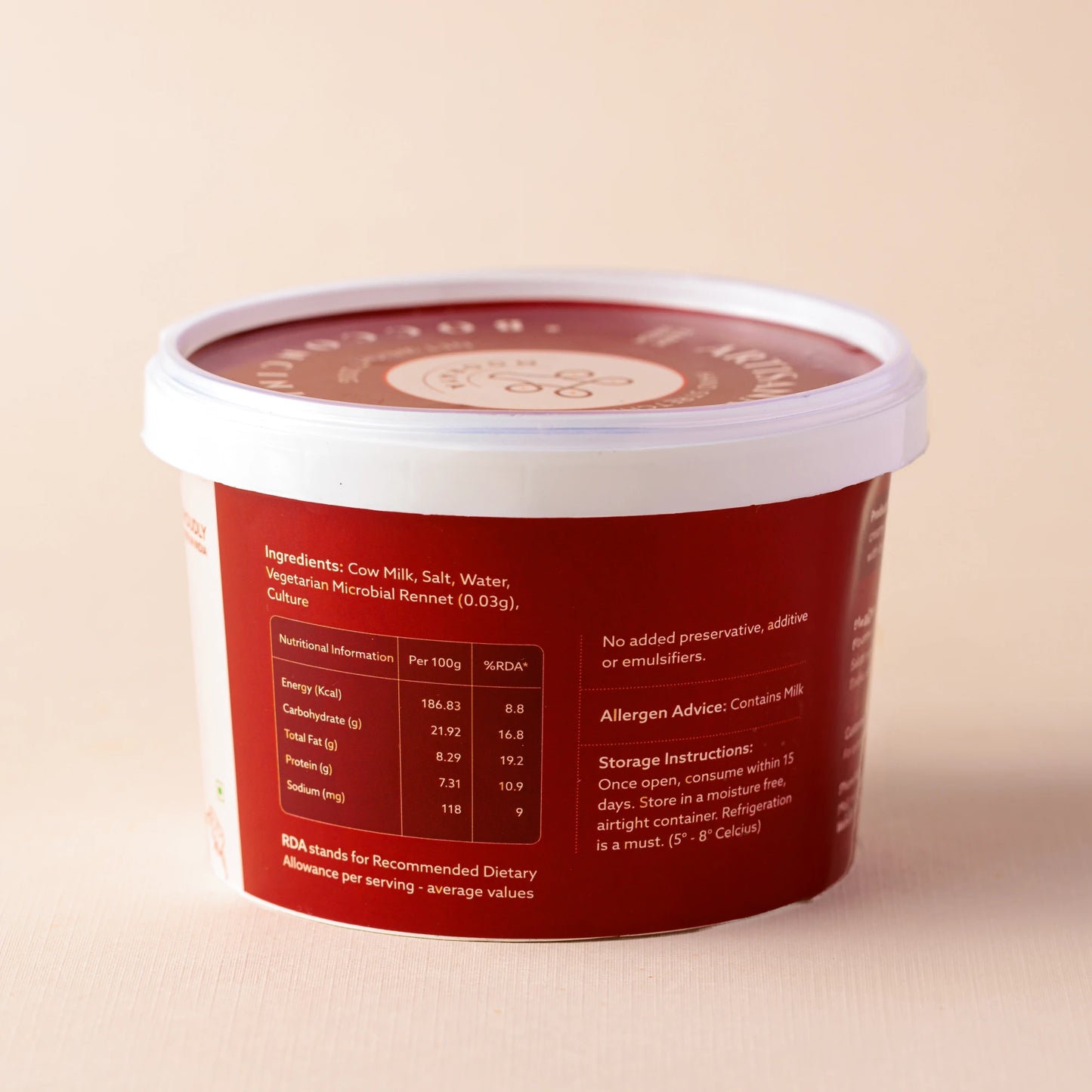 Mooraya Burrata Regular Cheese - 200g