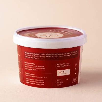 Burrata Sun-dried Tomato Cheese - 200g