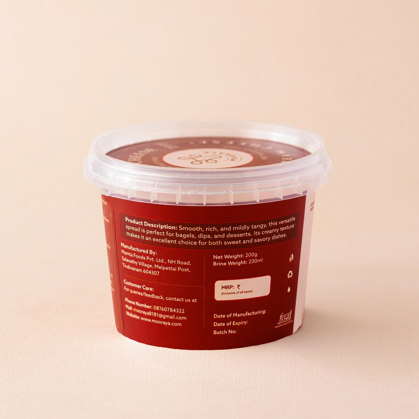 Cream Cheese Tub - 200g