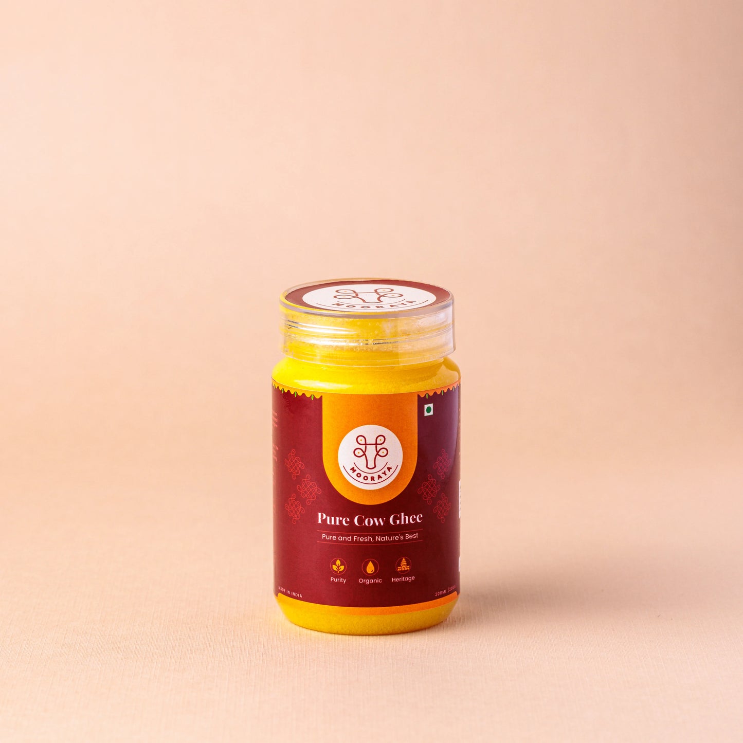 Pure Cow Ghee Jar - 200 ml